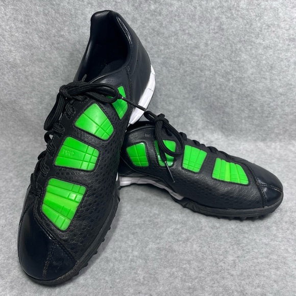Nike T90 Soccer Cleats‎ Total 90 Black Green 386471-013 Men\'s Size 7.5 US 2010